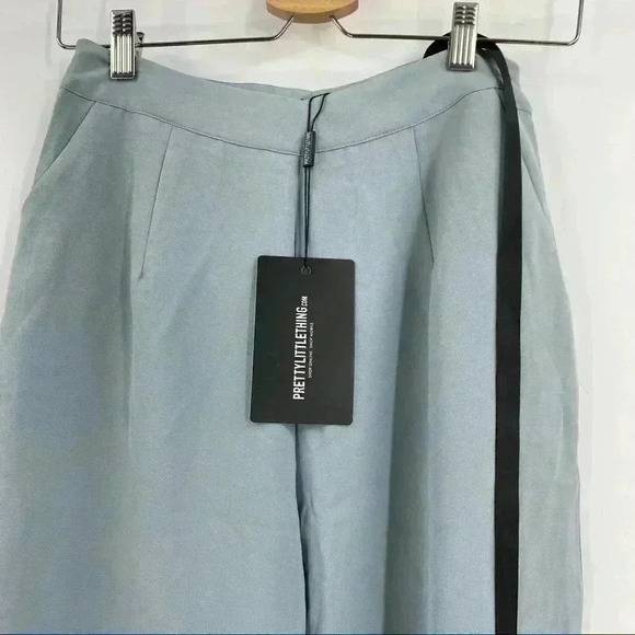 PrettyLittleThing Dark Mint Tailored Trousers NWT - Picture 9 of 11
